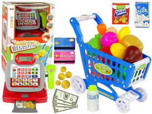 Mängukassa koos tarvikutega, sinine hind ja info | Tüdrukute mänguasjad | kaup24.ee
