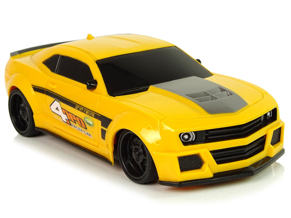Kaugjuhitav sportauto, 1:24, kollane hind ja info | Poiste mänguasjad | kaup24.ee