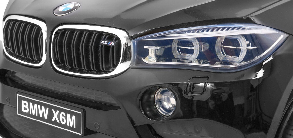 BMW X6M elektriauto lastele, must hind ja info | Laste elektriautod | kaup24.ee