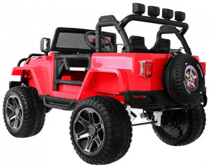 Одноместный электромобиль Jeep Monster, красный цена и информация | Электромобили для детей | kaup24.ee