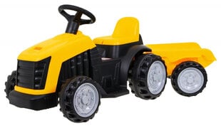 Детский электрический трактор с прицепом, желтый цена и информация | Электромобили для детей | kaup24.ee