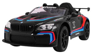 BMW M6 GT3 elektriauto lastele, must hind ja info | Laste elektriautod | kaup24.ee