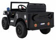 Retro Military ühekohaline elektriauto, must hind ja info | Laste elektriautod | kaup24.ee