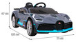 Bugatti Divo elektriauto lastele, hall hind ja info | Laste elektriautod | kaup24.ee