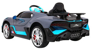 Детский электромобиль Bugatti Divo, серый цена и информация | Электромобили для детей | kaup24.ee
