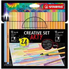 Набор маркеров Stabilo Point 88 & Pen 68 Creative Arty цена и информация | Принадлежности для рисования, лепки | kaup24.ee