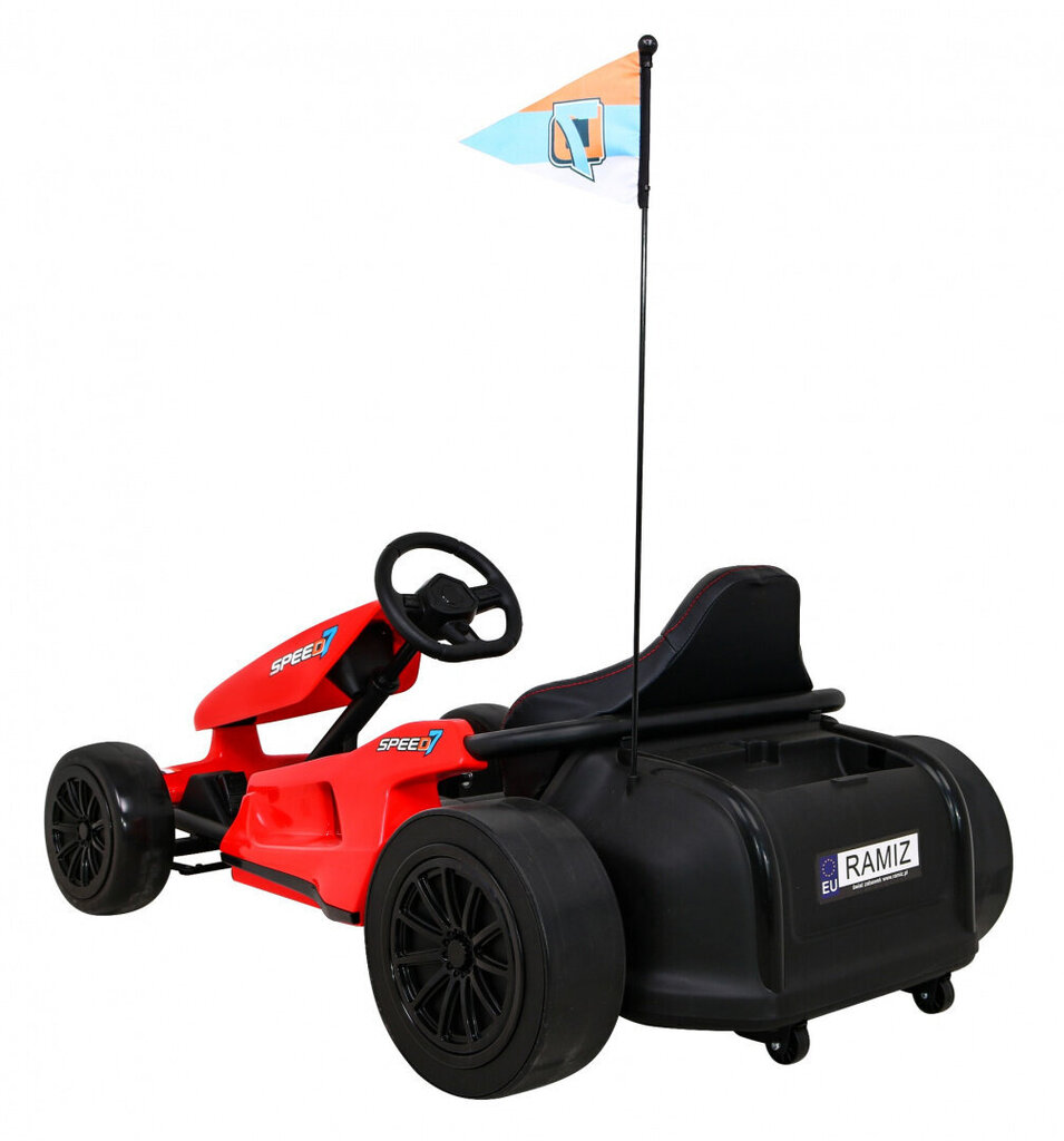 Speed 7 Drift King üheistmeline elektriline lastekart, punane hind ja info | Laste elektriautod | kaup24.ee