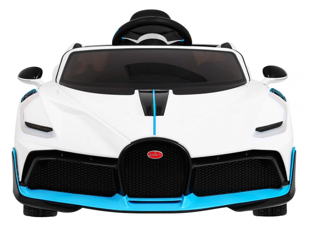 Bugatti Divo ühekohaline elektriauto, valge hind ja info | Laste elektriautod | kaup24.ee