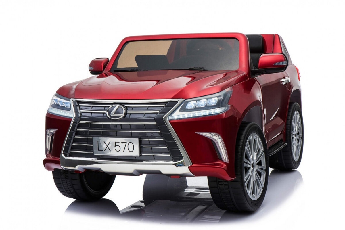 Lexus LX570 elektriauto lastele, punane hind ja info | Laste elektriautod | kaup24.ee