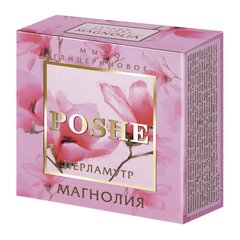 Glütseriinseep Poshe, magnoolia, 100 g hind ja info | Seebid | kaup24.ee