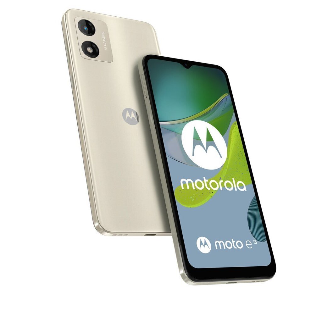 Motorola Moto E13 2/64GB PAXT0025SE Creamy White цена и информация | Telefonid | kaup24.ee