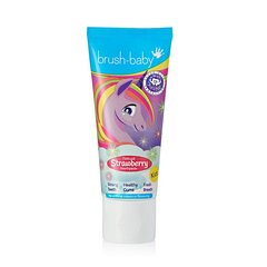 Детская зубная паста Brush Baby Toothpaste Strawberry Art.BRB029 от 3+ лет, 50 мл цена и информация | Для ухода за зубами | kaup24.ee