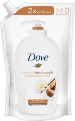 Дополнитель жидкого мыла для рук Dove Caring Shea Butter & Warm Vanillа, 500 мл цена и информация | Мыло | kaup24.ee
