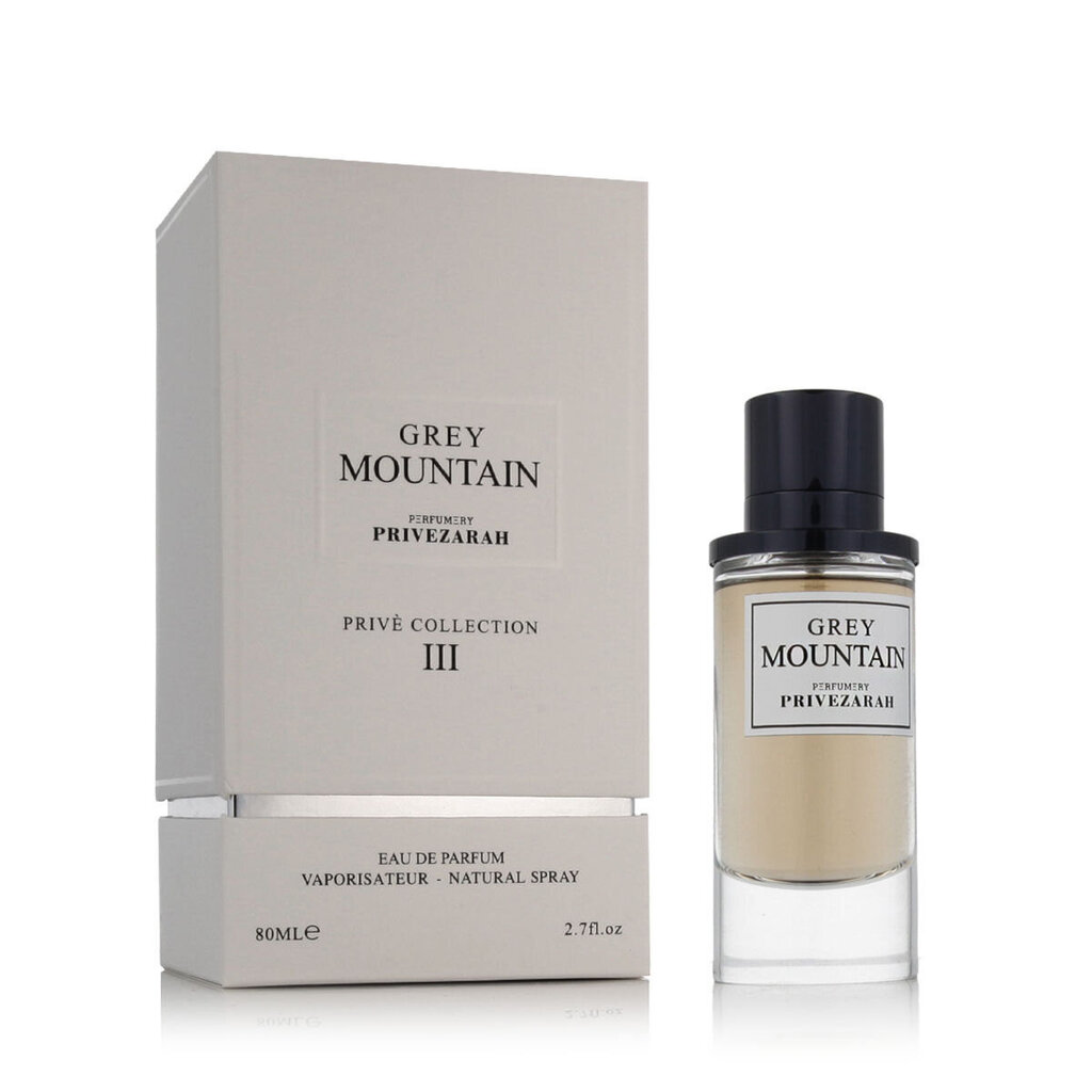 Meeste Parfüüm Prive Zarah EDP Grey Mountain Prive Collection Iii (80 ml) hind ja info | Meeste parfüümid | kaup24.ee