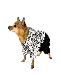 Комбинезон-дождевик для собак светоотражающий, Далматинец цена и информация | Одежда для собак | kaup24.ee