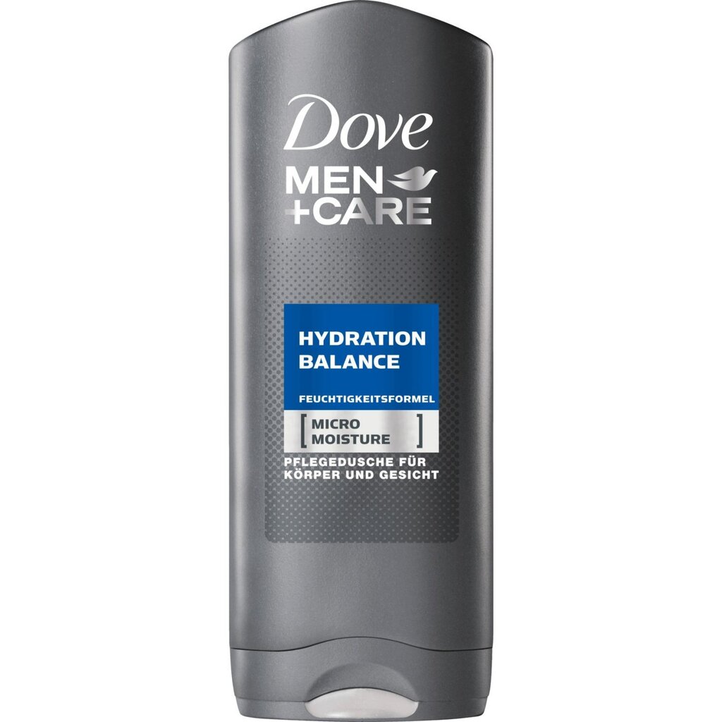 Dušigeel Dove Men + Care Micro Moisture Hydration Balance meestele 400 ml цена и информация | Dušigeelid, õlid | kaup24.ee