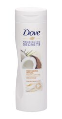 Ihupiim Dove Nourishing Secrets Coconut Oil & Almond Milk 400 ml hind ja info | Kehakreemid, losjoonid | kaup24.ee