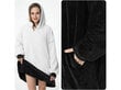 Suur džemper - ruuduline XXL, must hind ja info | Originaalsed pusad | kaup24.ee