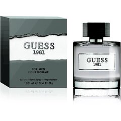 Guess Guess 1981 for Men EDT 100ml цена и информация | Мужские духи | kaup24.ee