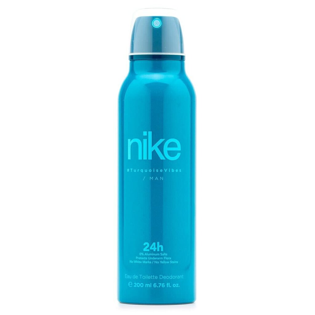 Pihustav deodorant Nike Turquoise Vibes Mehed 24 tundi (200 ml) hind ja info | Deodorandid | kaup24.ee