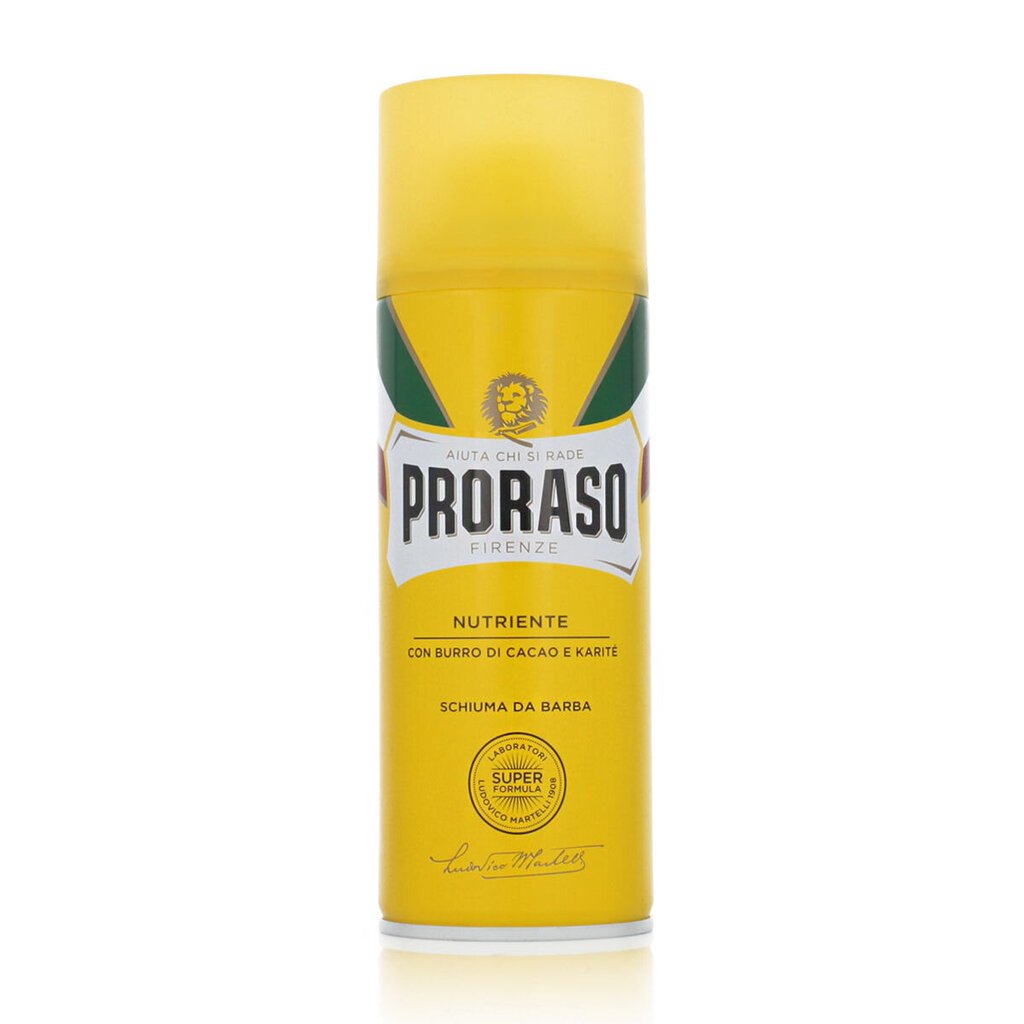 Raseerimise vaht Proraso Nourishing (400 ml) hind ja info | Raseerimisvahendid | kaup24.ee