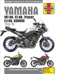 Yamaha MT-09, FZ-09, Tracer, FJ-09, XSR900 (03 -19): 2013 to 2019 цена и информация | Путеводители, путешествия | kaup24.ee