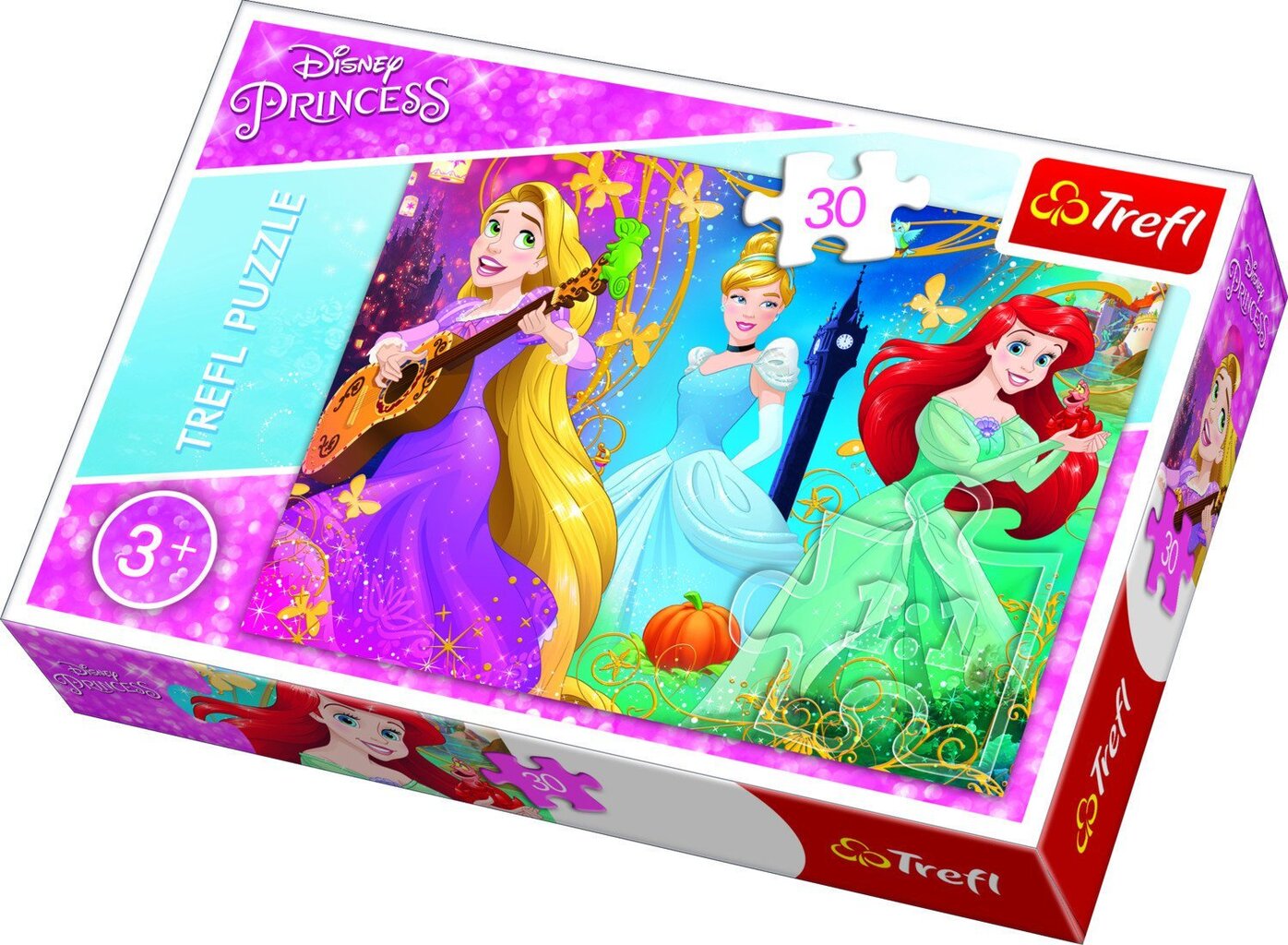 Pusle Trefl Disney printsessid, 30-osaline hind ja info | Pusled | kaup24.ee