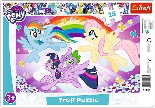 Pusle Trefl My Little Pony, 15-osaline hind ja info | Pusled | kaup24.ee