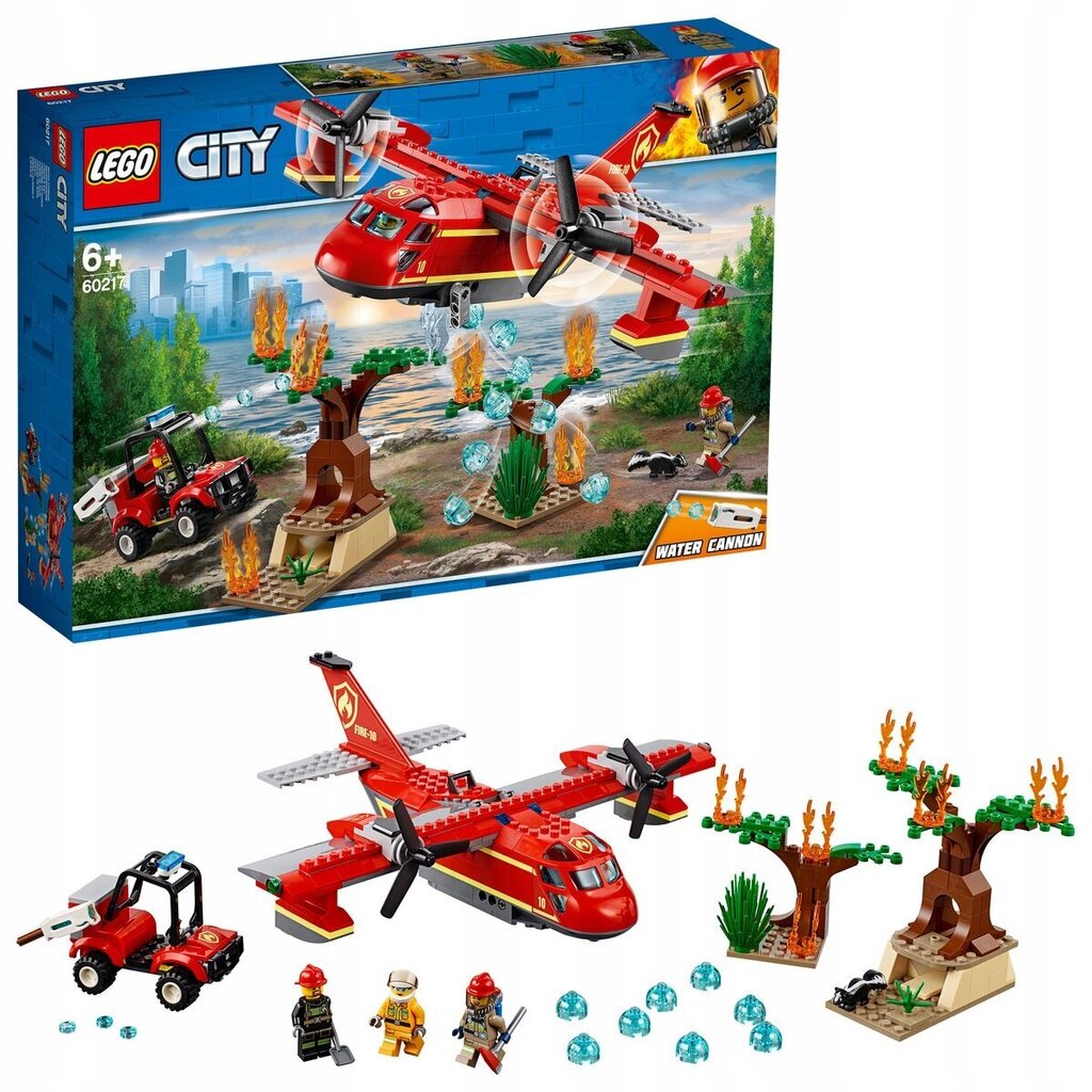 60217 Lego® City tuletõrjelennuk цена и информация | Klotsid ja konstruktorid | kaup24.ee