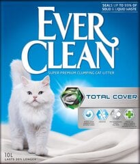 Наполнители для котов EverClean Total Cover, 10 л цена и информация | Наполнители для туалета | kaup24.ee