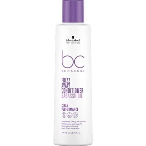 Juuksepalsam Schwarzkopf Bonacure Frizz Away, 200 ml hind ja info | Juuksepalsamid | kaup24.ee