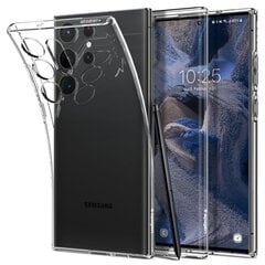 Spigen Liquid Crystal telefonile Galaxy S23 Ultra, läbipaistev цена и информация | Чехлы для телефонов | kaup24.ee