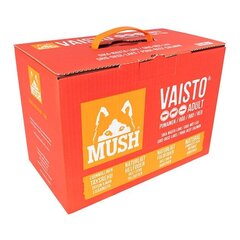 Mush Vaisto для взрослых собак со свининой, говядиной и лососем, 10 кг цена и информация | Сухой корм для собак | kaup24.ee