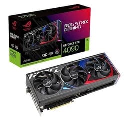 Видеокарта Asus ROG Strix GeForce RTX 4090 OC Edition 24ГБ GDDR6X (ROG-STRIX-RTX4090O24G-GAM) цена и информация | Видеокарты | kaup24.ee