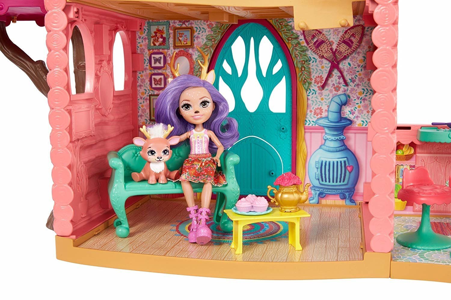 Nukumaja "Lõbus nurgake" Enchantimals hind ja info | Tüdrukute mänguasjad | kaup24.ee