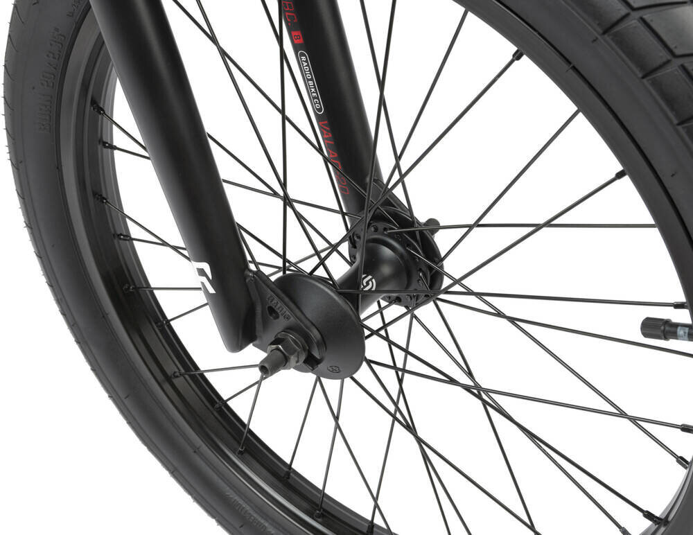 Raadio Valac 20 "2022 BMX jalgratas, must/valge fade hind ja info | Jalgrattad | kaup24.ee
