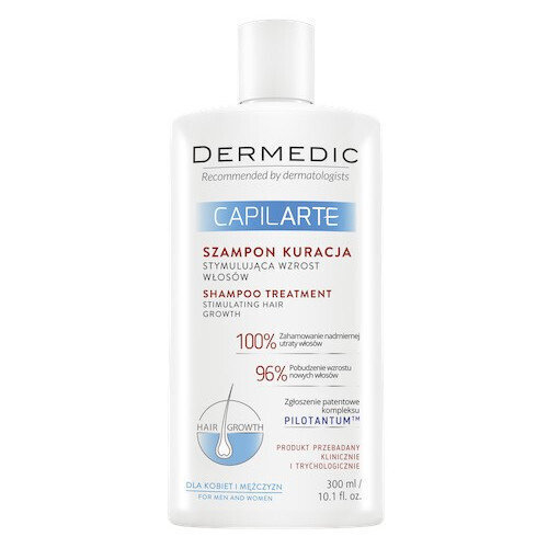Dermedic Capilarte juuste kasvu soodustav šampoon, 300 ml hind ja info | Šampoonid | kaup24.ee