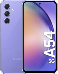 Samsung Galaxy A54 5G 8/128GB Light Violet SM-A546BLVCEUE hind ja info | Telefonid | kaup24.ee