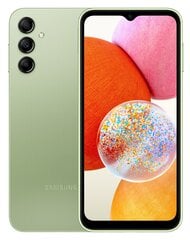 Samsung Galaxy A14 4G 4/64GB Light Green SM-A145RLGUEUE цена и информация | Мобильные телефоны | kaup24.ee