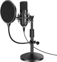 Yotto Mikrofon, professionaalne 192 kHz / 24-bitine koos mikrofonialusega hind ja info | Mikrofonid | kaup24.ee