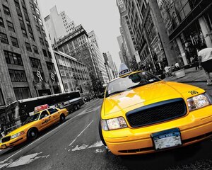 Consalnet Фотообои флизелиновые Yellow Taxi 312 x 219 cm 10069VEXXL цена и информация | Фотообои | kaup24.ee