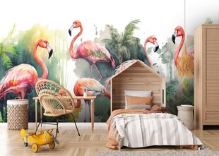 Consalnet Фотообои флизелиновые Flamingos 312 x 219 cm 14558VEXXL цена и информация | Фотообои | kaup24.ee