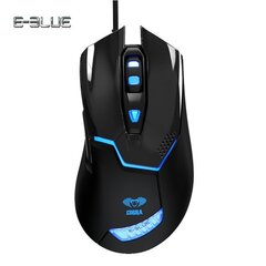 E-Blue Cobra EMS622, must/sinine цена и информация | Мыши | kaup24.ee