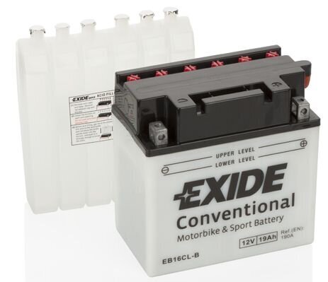 Exide motoaku 12V 19Ah YB16CL-B 175x100x175-+ цена и информация | Mootorrataste akud | kaup24.ee