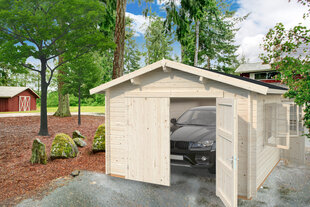 Garaaž Roger 19,0 m² puidust autoväravaga hind ja info | Kuurid ja aiamajad | kaup24.ee