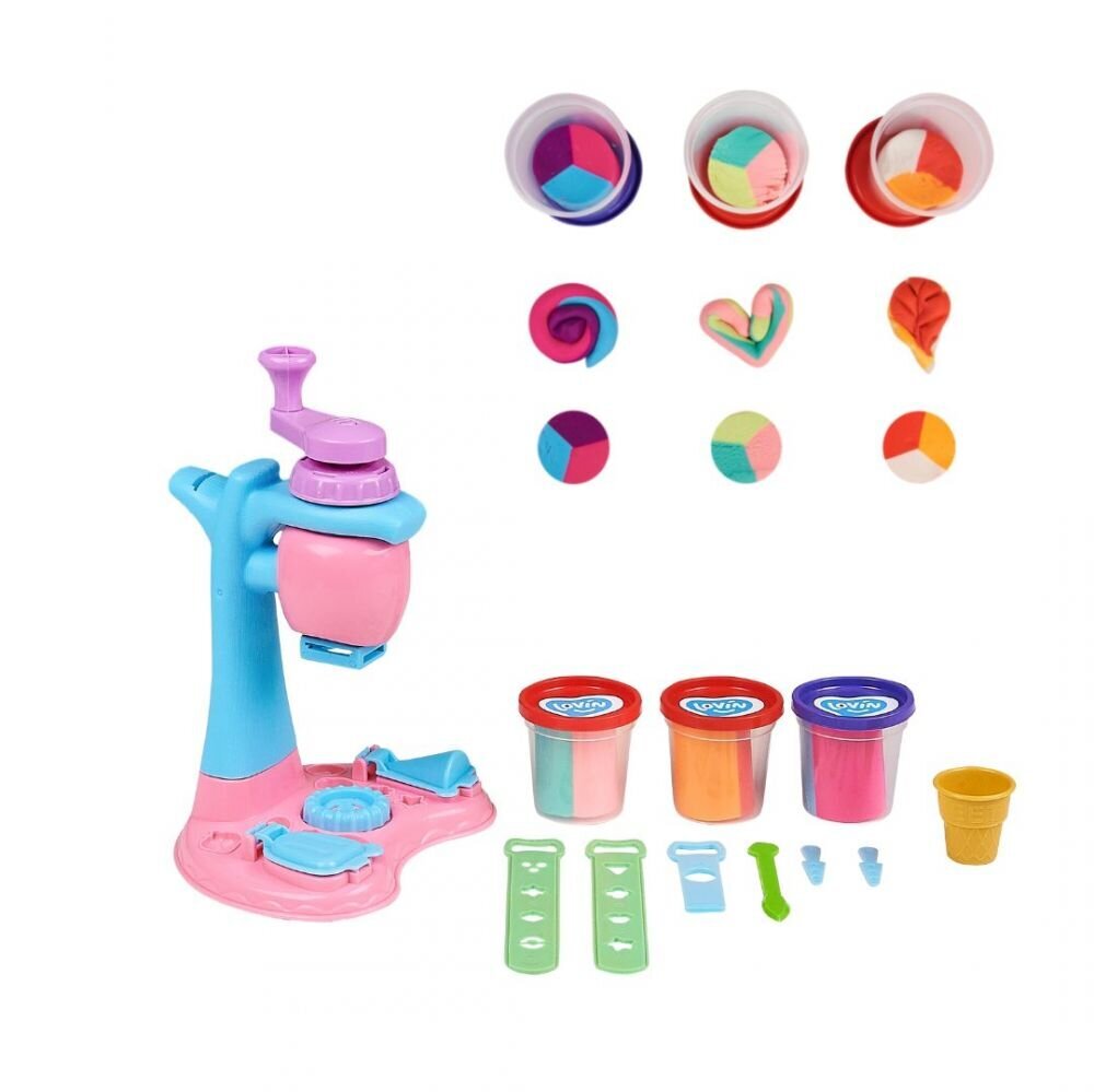Loominguline komplekt Modelling pusle Play Dough Jäätisekohvik, 3+ aastat цена и информация | Arendavad mänguasjad | kaup24.ee