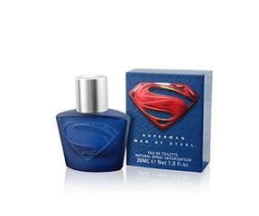 DC Comics Superman Man of Steel EDT lastele 30 ml цена и информация | Духи для детей | kaup24.ee