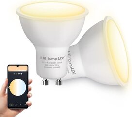 Lepro LED pirn, Smart, Wi-Fi, ühildub Alexa ja Google Home'iga, 2700-6500K, 4,5W, 2tk hind ja info | Lambipirnid, lambid | kaup24.ee