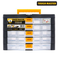 Tööriistakast, Organiseerija 390 x 190 x 260 mm Uk Brand Tough Master TM-UPT-2071 hind ja info | Tööriistakastid, tööriistahoidjad | kaup24.ee