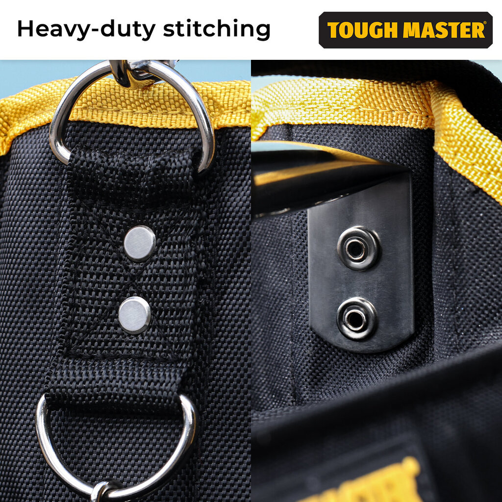 Tööriistakott 41 x 17,5 x 26 cm Uk Brand Tough Master TM-TB0116 hind ja info | Tööriistakastid, tööriistahoidjad | kaup24.ee